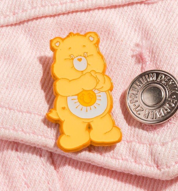 Retro Care Bears Funshine Bear Pin Badge