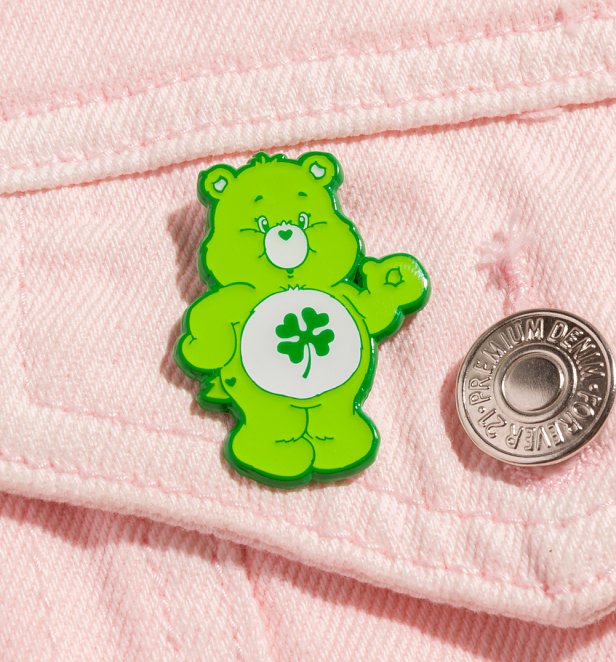 Retro Care Bears Good Luck Bear Pin Badge
