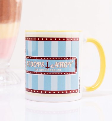 Stranger Things Scoops Ahoy Ice Cream Parlour Mug Stranger Things Scoops Ahoy Ice Cream Parlour Mug