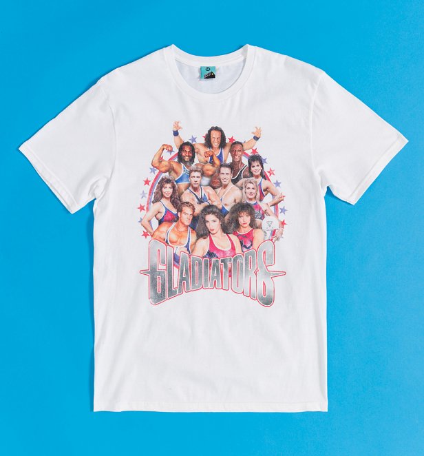 Retro Gladiators White T-Shirt Retro Gladiators White T-Shirt