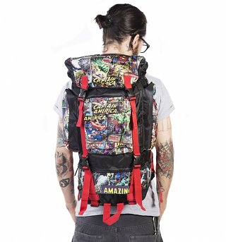 Retro Marvel Comics Camping Backpack Retro Marvel Comics Camping Backpack