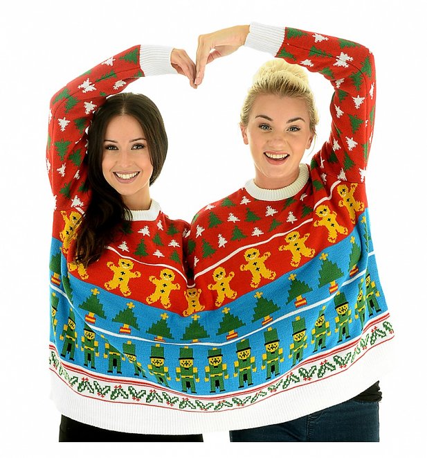 Retro Nutcracker Knitted Twosie Jumper from Cheesy Christmas Jumpers Retro Nutcracker Knitted Twosie Jumper from Cheesy Christmas Jumpers