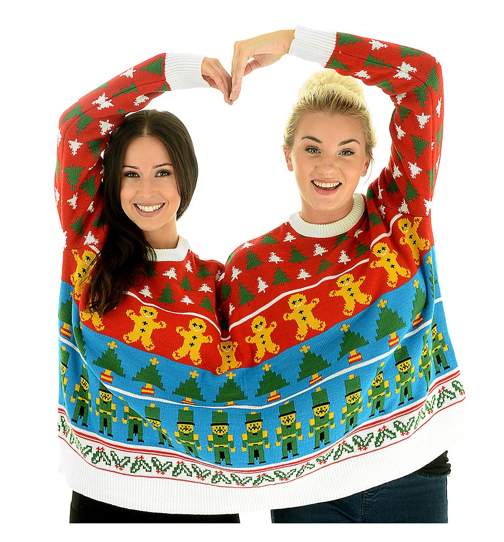 Retro Nutcracker Knitted Twosie Jumper from Cheesy Christmas Jumpers