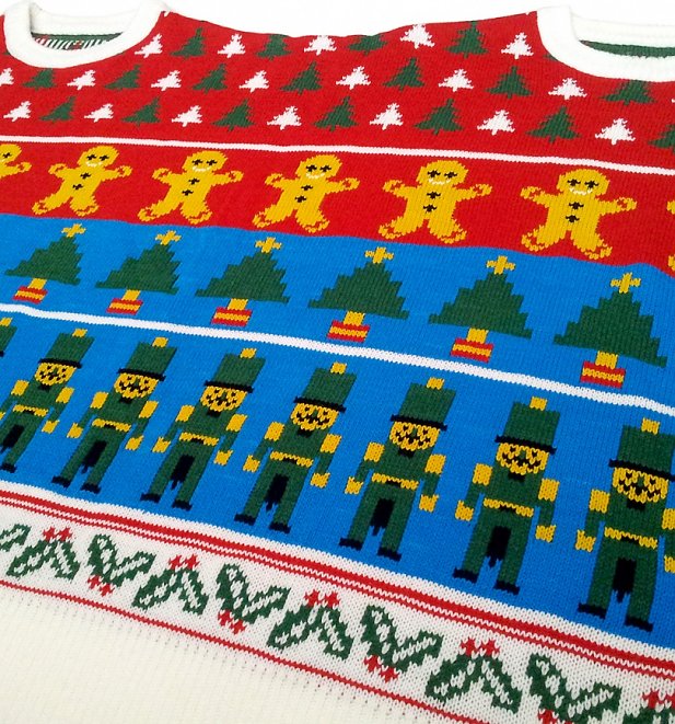 Retro Nutcracker Knitted Twosie Jumper from Cheesy Christmas Jumpers Retro Nutcracker Knitted Twosie Jumper from Cheesy Christmas Jumpers