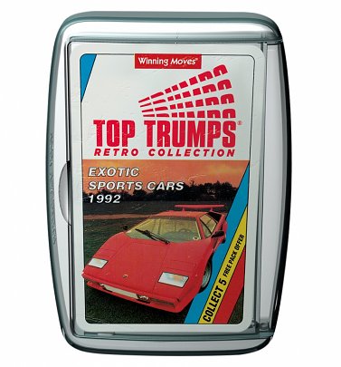 Retro Sports Cars Top Trumps Card Game Retro Sports Cars Top Trumps Card Game