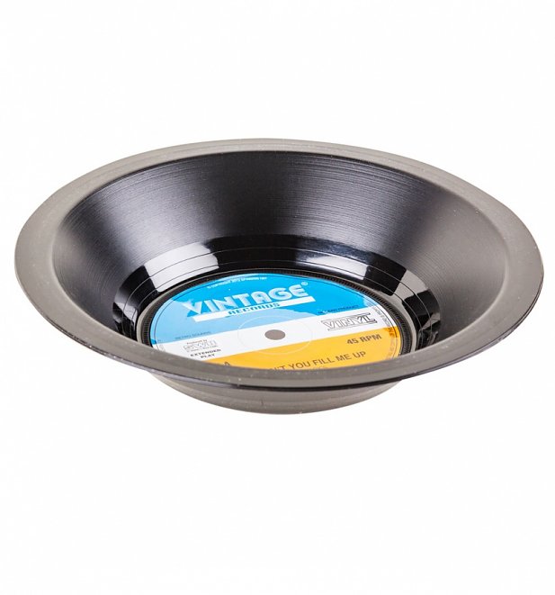 Retro Style Vinyl Bowl Retro Style Vinyl Bowl