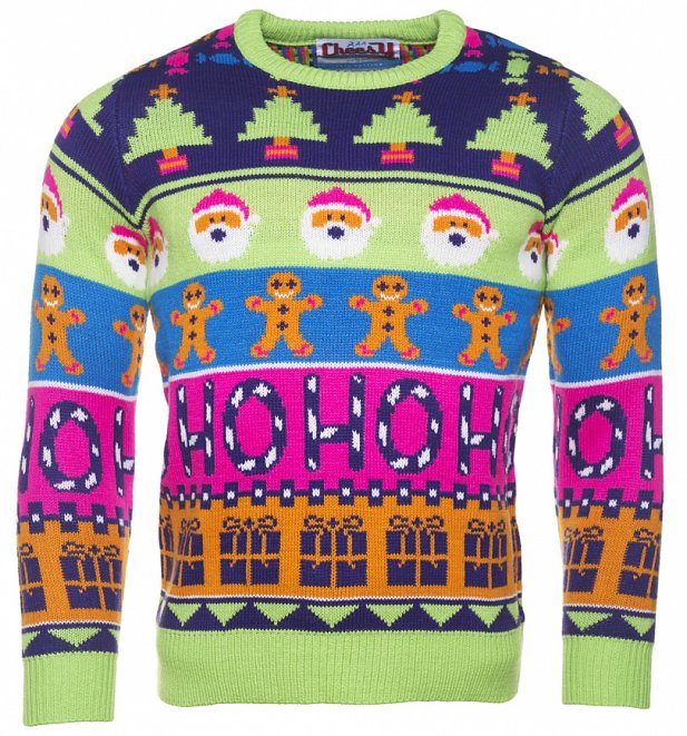 Retro Sweet Mashup Knitted Jumper from Cheesy Christmas Jumpers