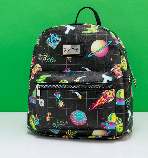 rick and morty mini backpack