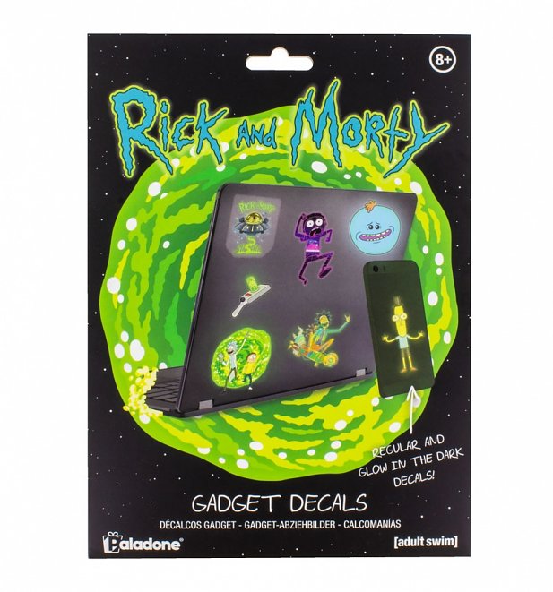 Rick and Morty Gadget Decals Rick and Morty Gadget Decals