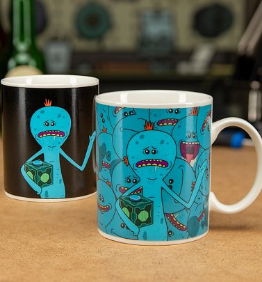 Rick and Morty Mr Meeseeks Heat Change Mug Rick and Morty Mr Meeseeks Heat Change Mug