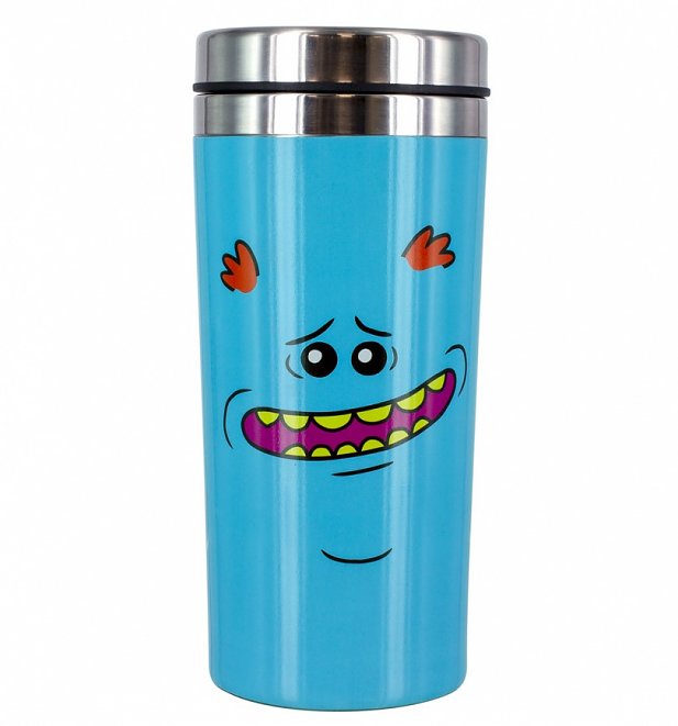 Rick and Morty Mr Meeseeks Travel Mug Rick and Morty Mr Meeseeks Travel Mug