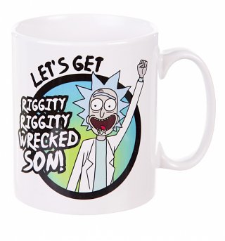 Rick and Morty Wrecked Mug Rick and Morty Wrecked Mug