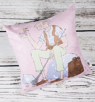 Roald Dahl The BFG And Sophie Feather Filled Cushion Roald Dahl The BFG And Sophie Feather Filled Cushion