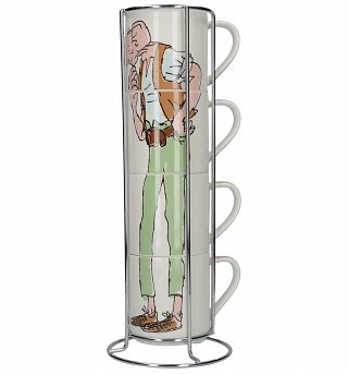 Roald Dahl The BFG Set Of 4 Stacking Mugs Roald Dahl The BFG Set Of 4 Stacking Mugs
