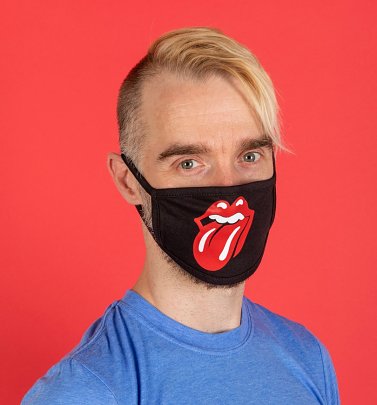 Rolling Stones Tongue Logo Face Mask Rolling Stones Tongue Logo Face Mask