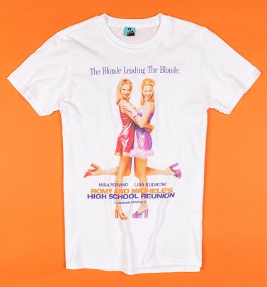 Romy And Michele Movie Poster White T-Shirt Romy And Michele Movie Poster White T-Shirt