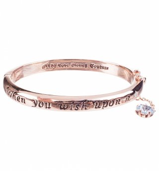 Rose Gold Plated Pinocchio When You Wish Upon A Star Bangle from Disney Couture Rose Gold Plated Pinocchio When You Wish Upon A Star Bangle from Disney Couture