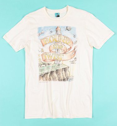 Round The Twist Retro Lighthouse Ecru T-Shirt Round The Twist Retro Lighthouse Ecru T-Shirt