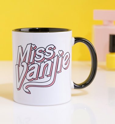 Miss Vanjie Black Handle Mug Miss Vanjie Black Handle Mug