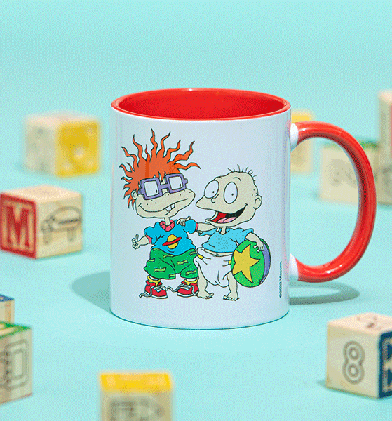 Rugrats Bestest Friends Red Handle Mug