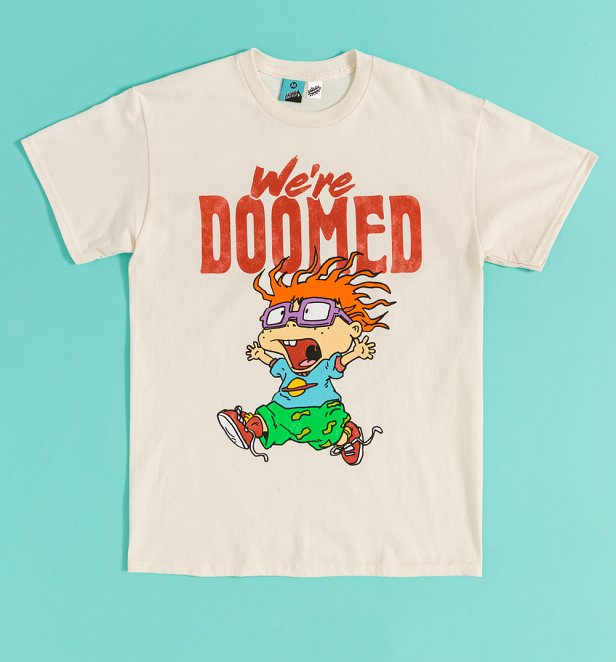 Rugrats Chuckie We're Doomed Natural T-Shirt Rugrats Chuckie We're Doomed Natural T-Shirt