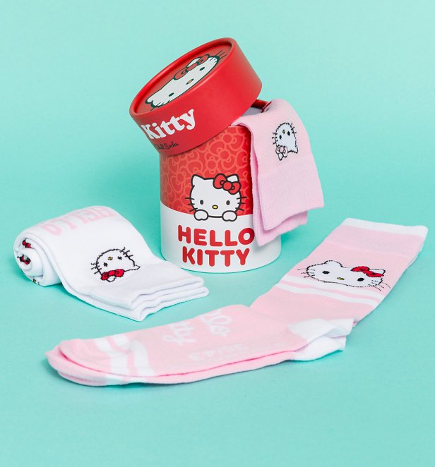 Sanrio Hello Kitty Set Of 3 Socks