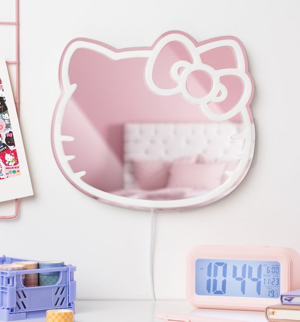 Sanrio Hello Kitty Wall Mountable LED Neon Mirror