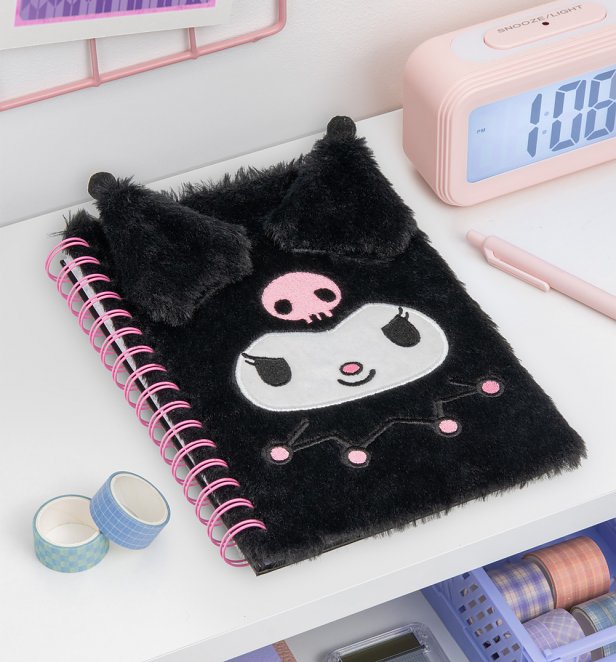 Sanrio Kuromi Fluffy Notebook Sanrio Kuromi Fluffy Notebook