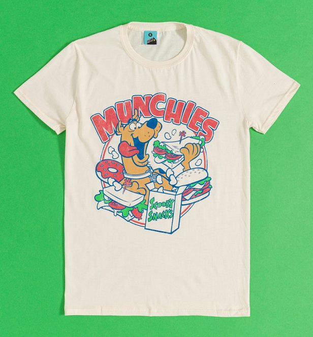 Scooby Doo Munchies Natural T-Shirt Scooby Doo Munchies Natural T-Shirt