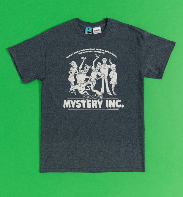 Scooby-Doo Mystery Inc Charcoal Marl T-Shirt