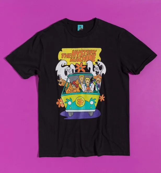 Scooby-Doo Mystery Machine Black T-Shirt