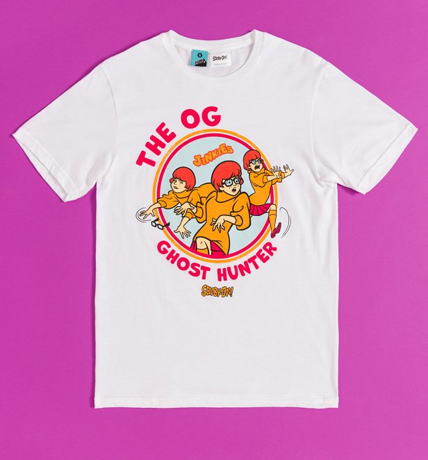 Scooby-Doo Velma OG Ghost Hunter White T-Shirt