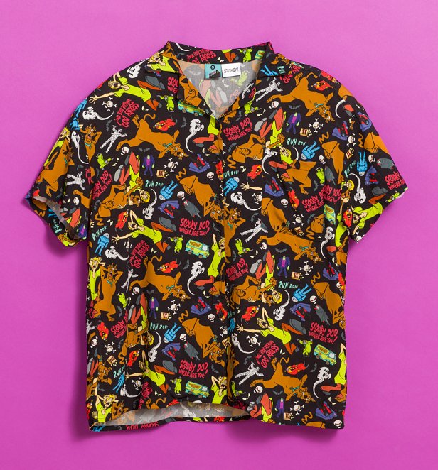 Scooby Doo Where Are You Button Up Shirt