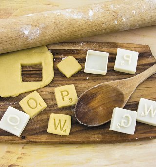 Scrabble Cookie Cutters Scrabble Cookie Cutters