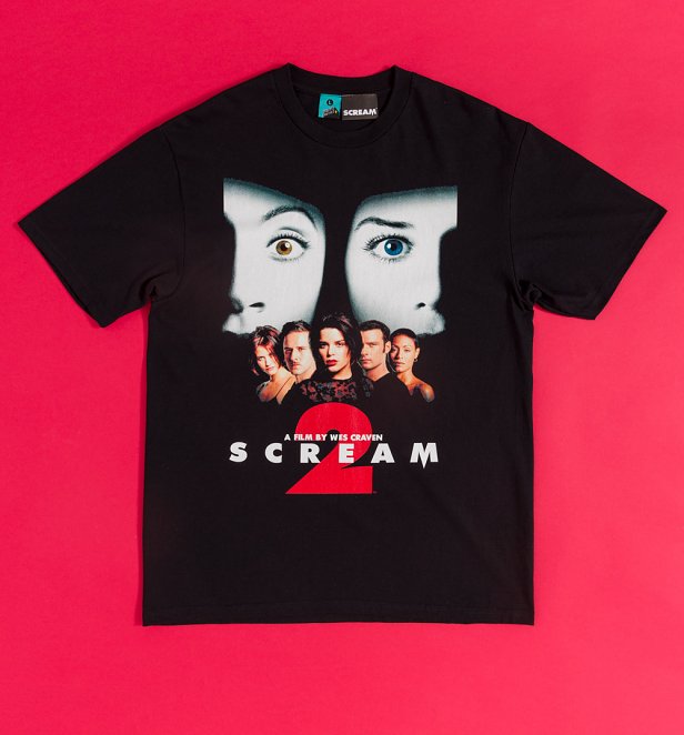 Scream 2 Movie Poster Black T-Shirt