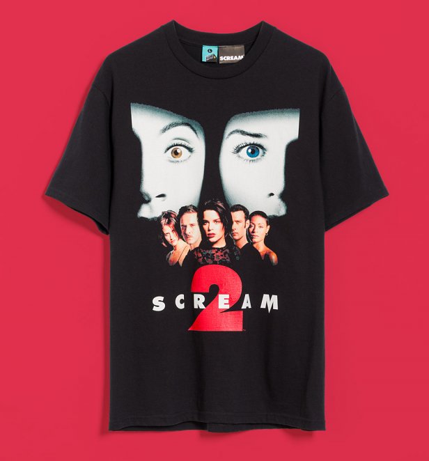 Scream 2 Movie Poster Black T-Shirt