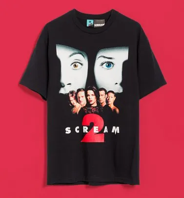 Scream 2 Movie Poster Black T-Shirt