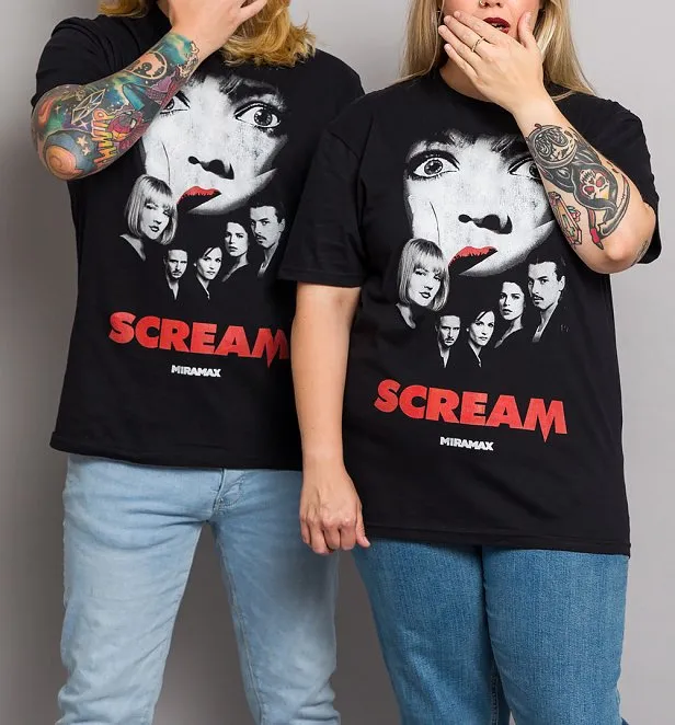 Scream Movie Poster Black T-Shirt