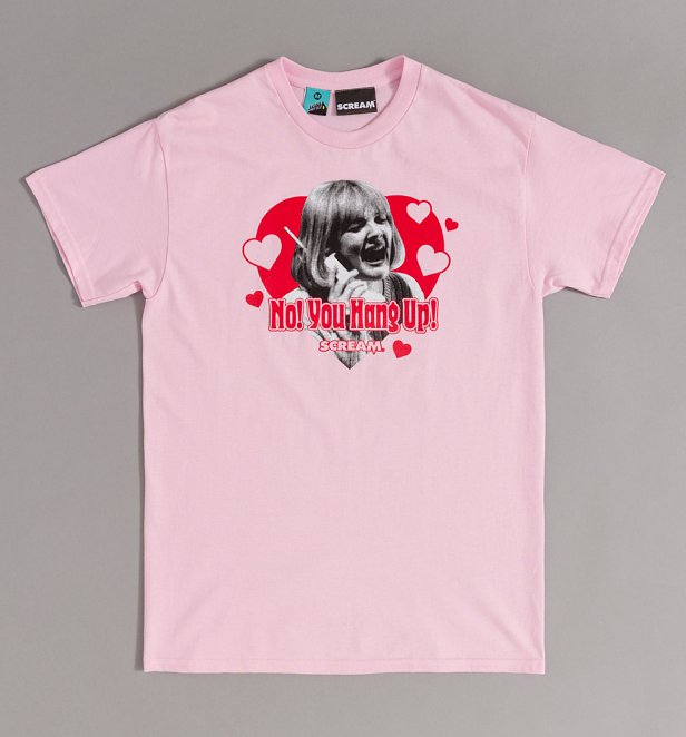 Scream You Hang Up! Light Pink T-Shirt