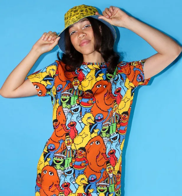 Sesame Street All Over Print T-Shirt from Cakeworthy