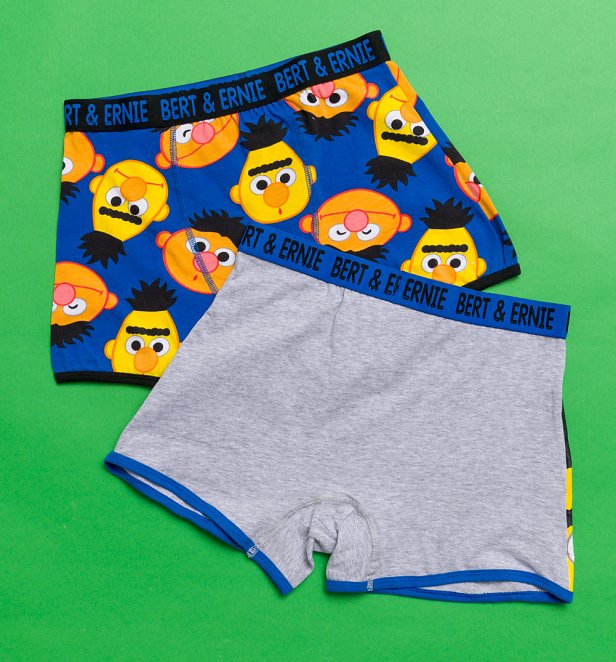 Sesame Street Bert & Ernie 2Pk Boxer Shorts