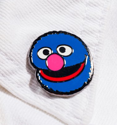 Sesame Street Belt Buckle Blue Cookie Monsters Logo TV Series Character 