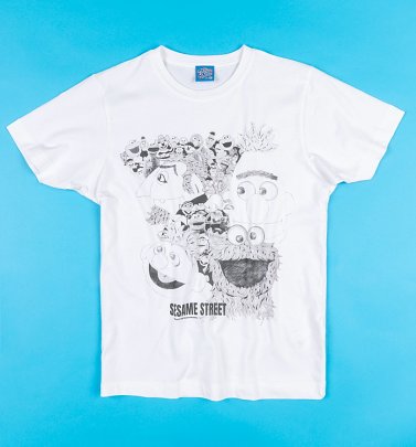 Sesame Street Revolver White T-Shirt Sesame Street Revolver White T-Shirt