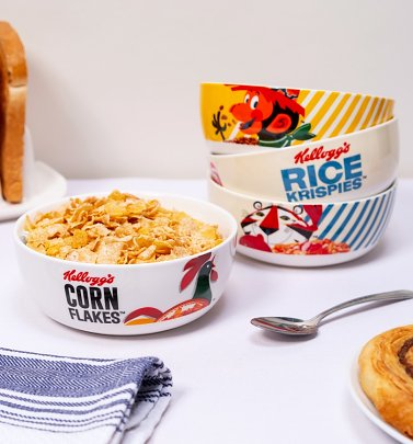 Set Of 4 Kellogg's Porcelain Bowls Set Of 4 Kellogg's Porcelain Bowls