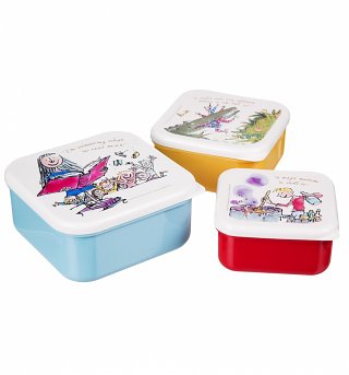 Set Of Three Nested Roald Dahl Snack Boxes Set Of Three Nested Roald Dahl Snack Boxes