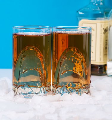 Set Of Two Jaws Tumbler Glasses Set Of Two Jaws Tumbler Glasses