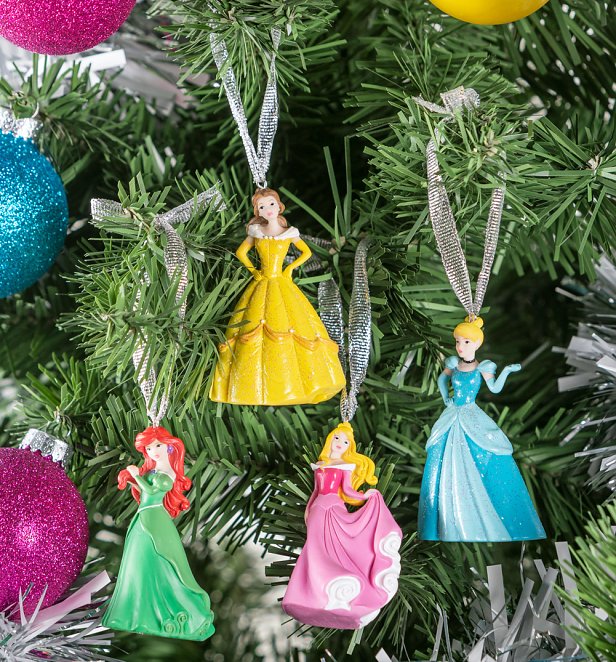 Set of Four Disney Princess Hanging Decorations