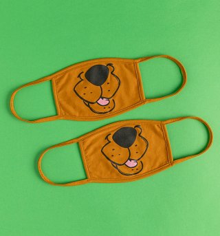 Set of Two Scooby Doo Face Masks Set of Two Scooby Doo Face Masks