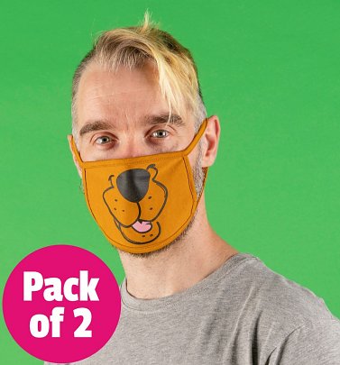 Set of Two Scooby Doo Face Masks Set of Two Scooby Doo Face Masks