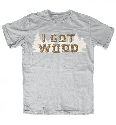 Shaun Of The Dead Inspired I Got Wood Sport Grey T-Shirt Shaun Of The Dead Inspired I Got Wood Sport Grey T-Shirt